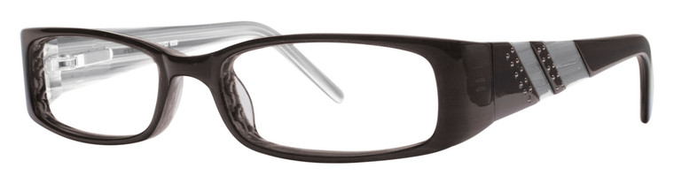 Calabria Viv 659 Black Designer Eyeglasses :: Rx Bi-Focal