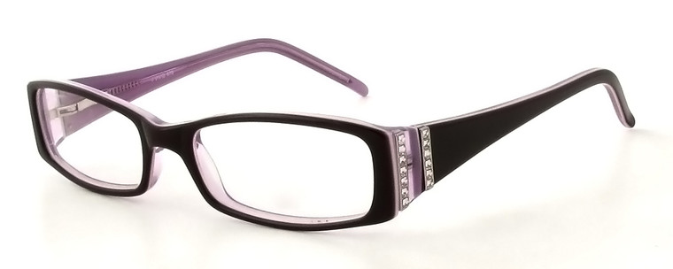 Calabria Viv 670 Burgundy Designer Eyeglasses :: Rx Bi-Focal
