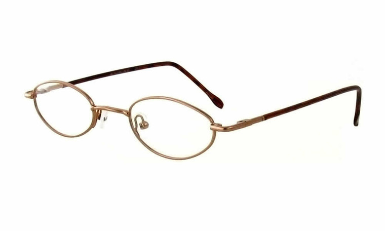 Calabria FlexPlus 92 Brown Satin Eyeglasses :: Rx Bi-Focal