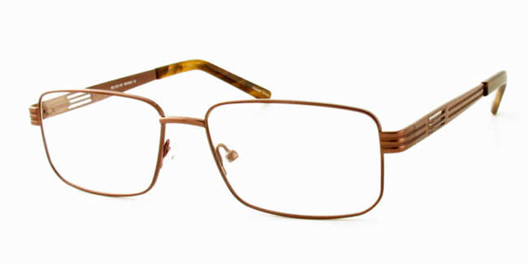 Dale Earnhardt, Jr. Eyeglass Collection 6765 in Brown :: Rx Bi-Focal