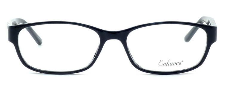 Enhance Optical Designer Eyeglasses 3959 in Black :: Rx Bi-Focal
