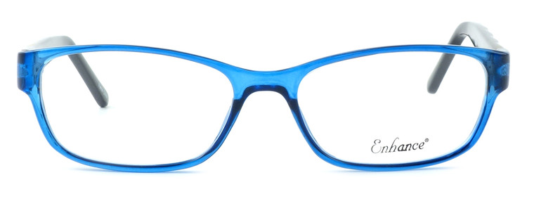 Enhance Optical Designer Eyeglasses 3959 in Cobalt-Black :: Rx Bi-Focal