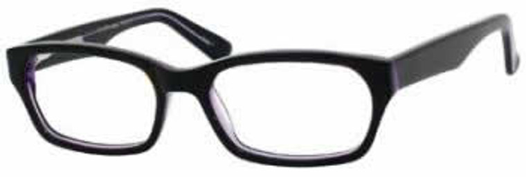 Ernest Hemingway Eyeglass Collection 4653 in Black-Lavender :: Rx Bi-Focal