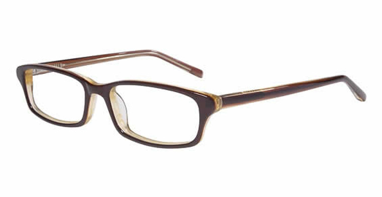 Jones NY Designer Eyeglasses J739 in Brown :: Rx Bi-Focal