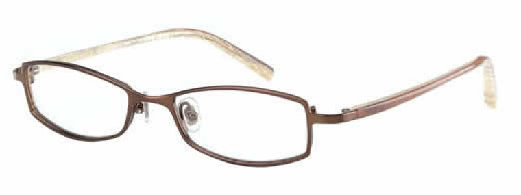 Jones New York Designer Eyeglasses J400 Brown :: Rx Bi-Focal