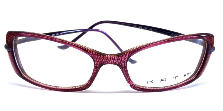 Kata Designer Eyeglasses KD6-VlO in Purple :: Rx Bi-Focal