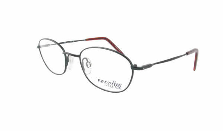Marcolin Designer Eyeglasses 6716 47 mm in Emerald :: Rx Bi-Focal