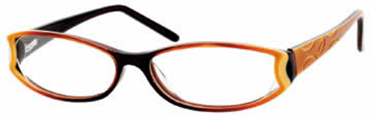 Valerie Spencer Designer Eyeglasses 9131 in Caramel :: Rx Bi-Focal