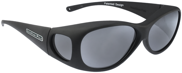 Jonathan Paul® Fitovers Eyewear Medium Lotus in Matte-Black & Gray LS001