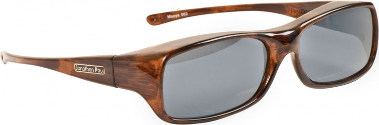 Jonathan Paul® Fitovers Eyewear Large Mooya in Brown-Marbel-Gold & Gray MY003