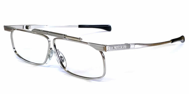 SlimFold Kanda of Japan Folding Eyeglasses w/ Case in Silver (Model 005) :: Rx Single Vision