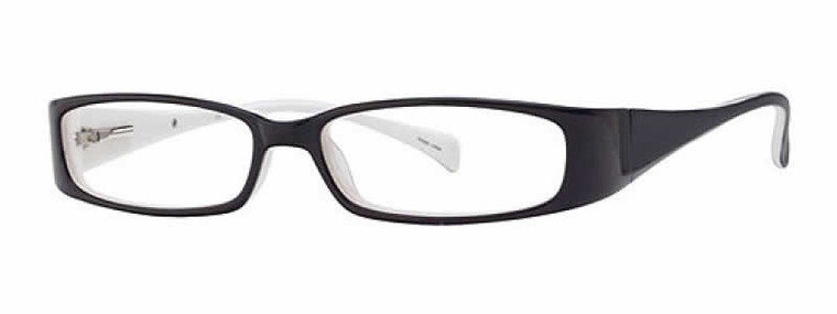 Calabria Viv 738 Black White Designer Reading Glasses