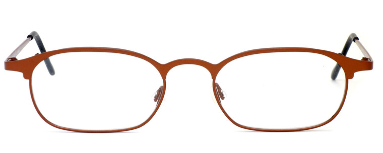 Harry Lary's French Optical Eyewear Neals Reading Glasses in Satin Rust (882)