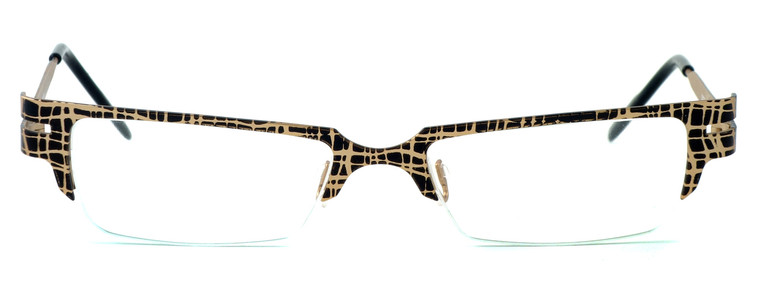 Harry Lary's French Optical Eyewear Scotchy in Gold & Black (506)