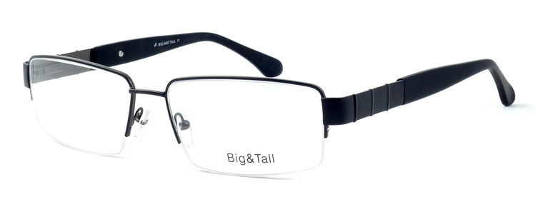 Calabria Optical Designer Eyeglasses "Big And Tall" Style 11 in Black :: Rx Single Vision