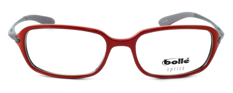 Bollé Neuilly Designer Eyeglasses in Opaque Red w/ Dark Gun :: Rx Single Vision