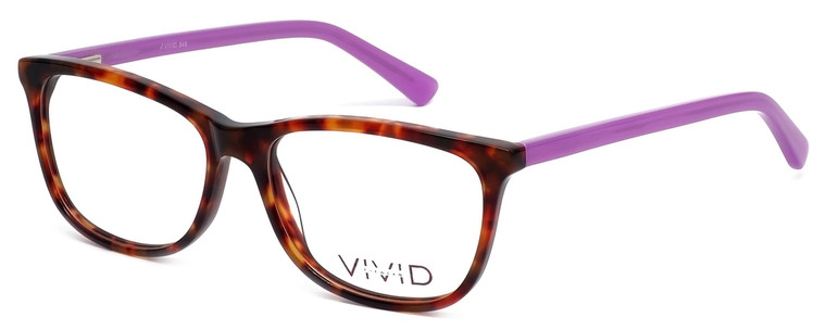 Calabria Viv 848 Designer Eyeglasses in Demi-Purple :: Custom Left & Right Lens