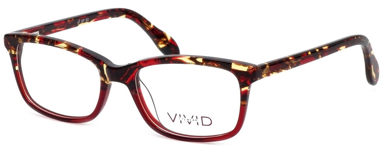 Calabria Splash SP63 Designer Eyeglasses in Tortoise-Red :: Rx Bi-Focal