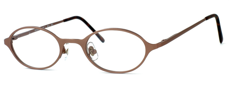 Regency International Designer Eyeglasses Mill 001 in Matte Brown 46mm :: Rx Single Vision