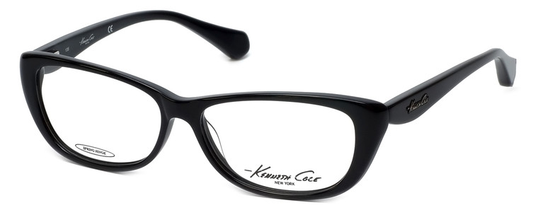 Kenneth Cole Designer Eyeglasses KC0202-001 in Black :: Custom Left & Right Lens