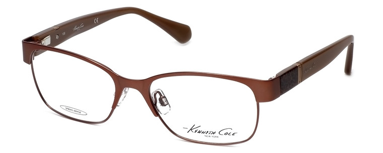 Kenneth Cole Designer Eyeglasses KC0214-046 in Brown :: Rx Single Vision