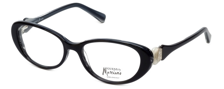 Guess by Marciano Designer Eyeglasses GM185-BKWT in Black-White :: Rx Single Vision