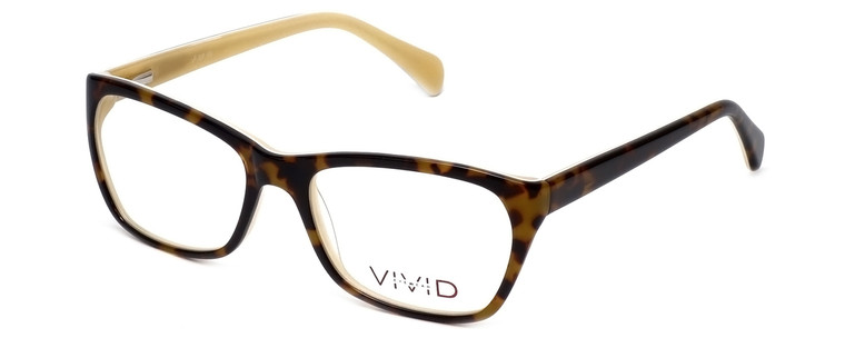 Calabria Splash Designer Eyeglasses SP60 in Demi-Brown :: Custom Left & Right Lens