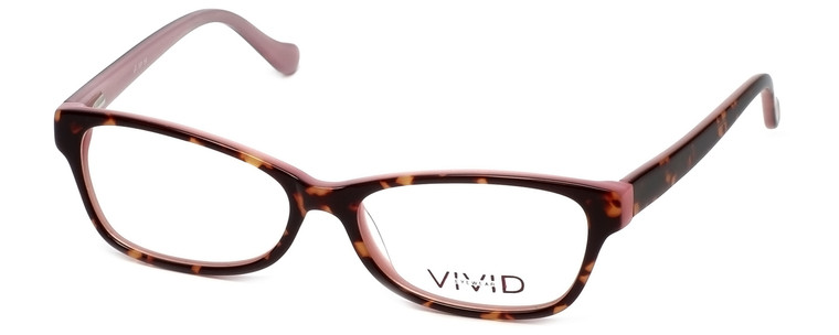 Calabria Splash Designer Eyeglasses SP59 in Demi-Pink :: Rx Bi-Focal