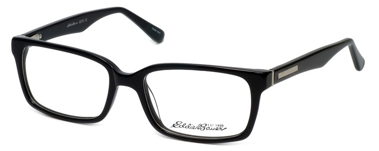 Eddie Bauer Designer Reading Glasses EB8370-Black in Black 54mm :: Rx Single Vision
