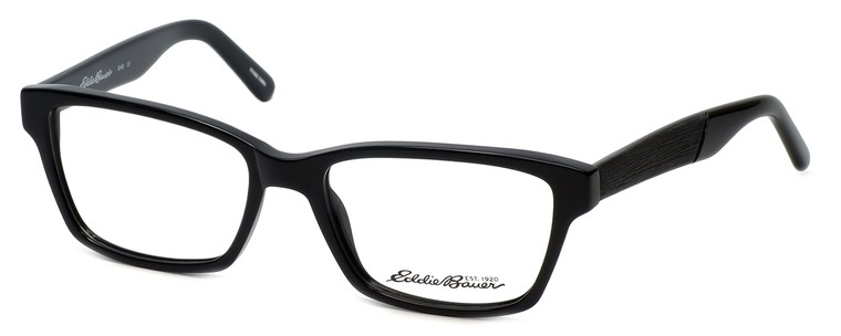 Eddie Bauer Designer Eyeglasses EB8348-Black in Black 55mm :: Rx Bi-Focal