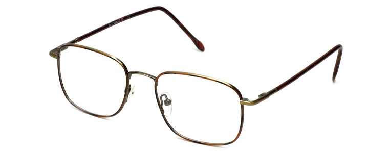 FlexPlus Collection Designer Eyeglasses  Model 60 in Ant-Gold-Amber 51mm :: Progressive