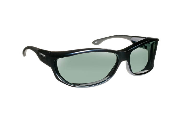 Haven Designer Fitover Sunglasses Foxen in Blue & Polarized Grey Lens (MEDIUM/LARGE)
