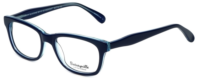 Betsey Johnson Designer Eyeglasses Betseyville BV112-05 in Blocking-Blue 52mm :: Custom Left & Right Lens