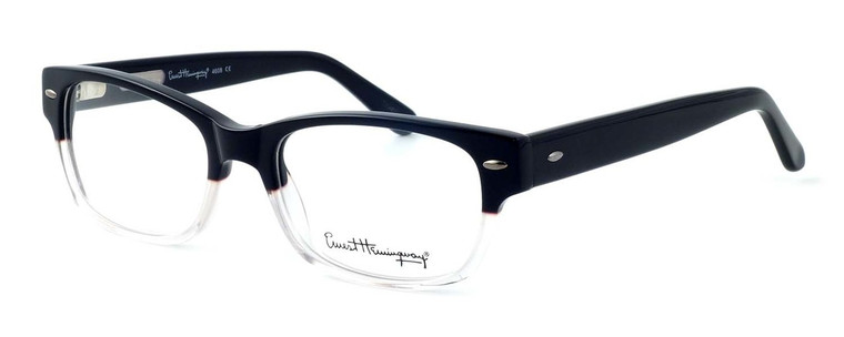 Ernest Hemingway Designer Eyeglasses H4608 in Black 50mm :: Rx Bi-Focal