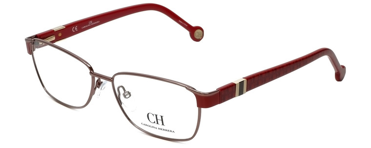 Carolina Herrera Designer Eyeglasses VHE063-08P2 in Red 55mm :: Rx Bi-Focal