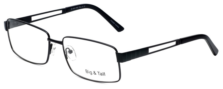Big and Tall Designer Eyeglasses Big-And-Tall-6-Matte-Black in Matte Black 61mm :: Custom Left & Right Lens