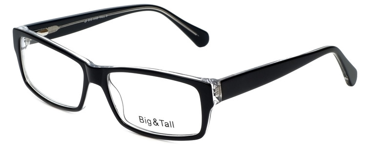 Big and Tall Designer Reading Glasses Big-And-Tall-9-Black-Crystal in Black Crystal 60mm