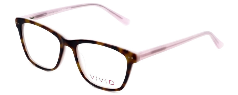 Vivid Designer Eyeglasses Vivid-878 in Tortiose-Pink 51mm :: Rx Bi-Focal