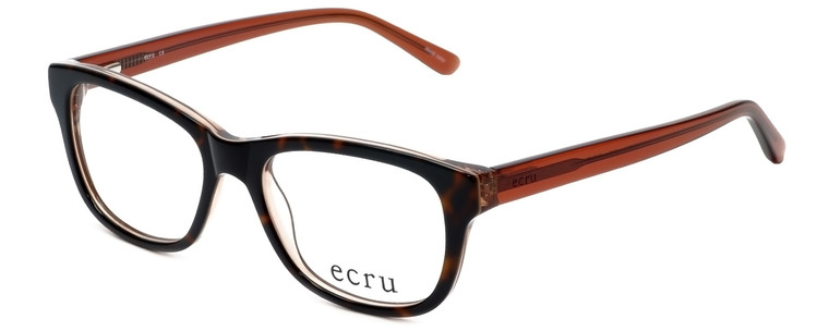 Ecru Designer Eyeglasses Morrison-048 in Tortoise 51mm :: Custom Left & Right Lens