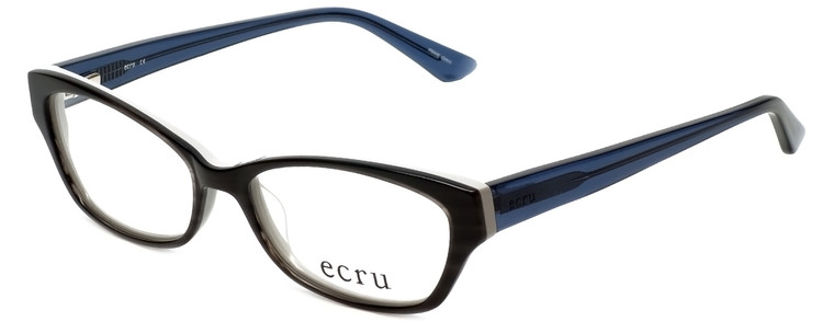 Ecru Designer Reading Glasses Ferry-032 in Cerulean 53mm