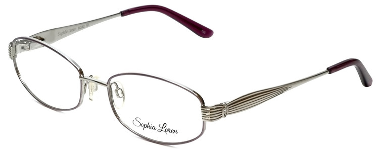 Sophia Loren Designer Eyeglasses SL-M242-341 in Muave/Silver 53mm :: Progressive