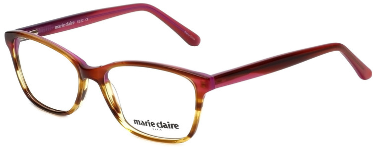Marie Claire Designer Eyeglasses MC6232-PBR in Purple Brown 53mm :: Rx Bi-Focal