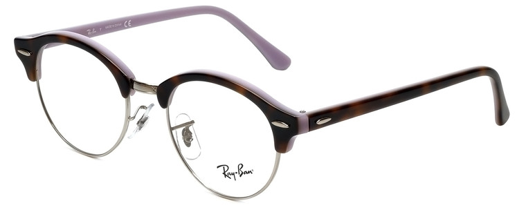 Ray-Ban Designer Eyeglasses RB4246V-5240 in Havana Lavender 47mm :: Rx Single Vision