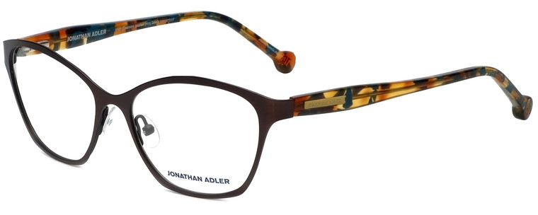 Jonathan Adler Designer Reading Glasses JA504-Brown in Brown 53mm