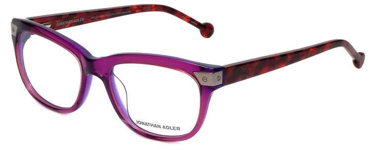 Jonathan Adler Designer Eyeglasses JA301-Purple in Purple 53mm :: Custom Left & Right Lens