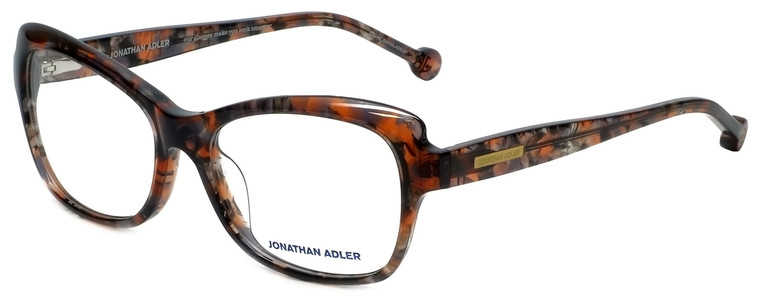 Jonathan Adler Designer Eyeglasses JA309-Brown in Brown 53mm :: Progressive