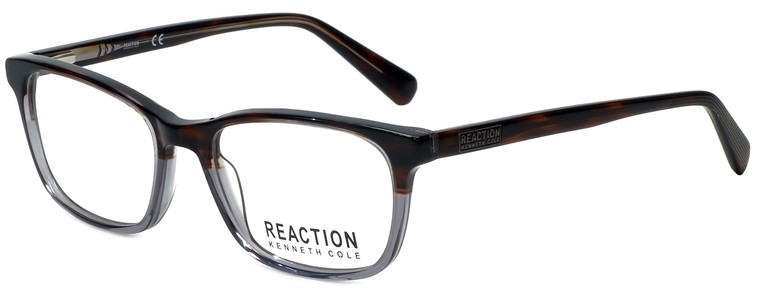 Kenneth Cole Designer Eyeglasses Reaction KC0798-020 in Grey 52mm :: Custom Left & Right Lens