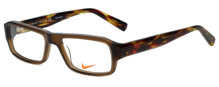 Nike Designer Eyeglasses 5524-200 in Crystal Brown 48mm :: Custom Left & Right Lens