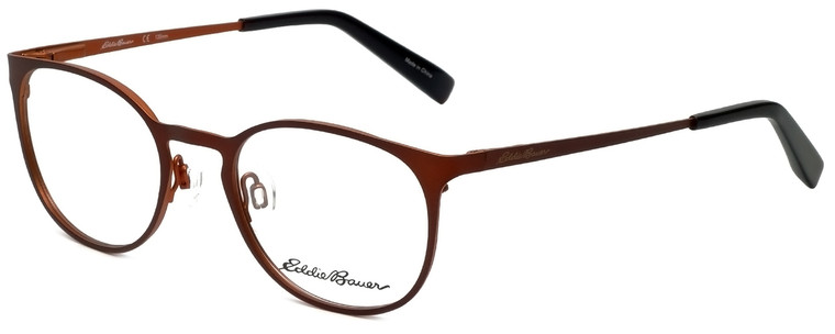 Eddie Bauer Designer Eyeglasses EB32205-BR in Brown 49mm :: Custom Left & Right Lens