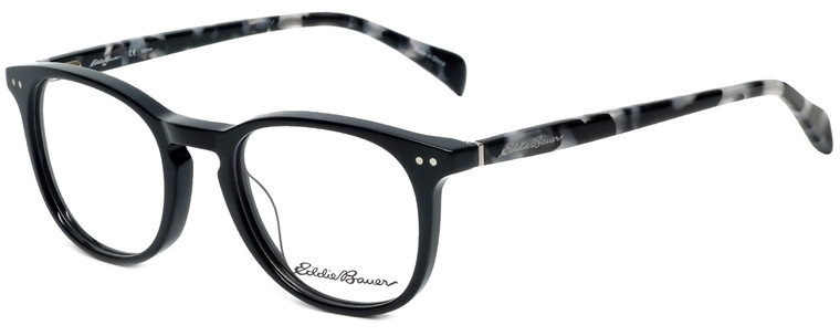 Eddie Bauer Designer Reading Glasses EB32210-BK in Black 49mm